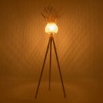 GLOBOSTAR® POPPY 01984 Boho Επιδαπέδιο Φωτιστικό με Ντουί 1 x E27 AC 220-240V IP20 - Μπεζ - Μ58 x Π58 x Υ168cm - Image 3