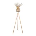 GLOBOSTAR® POPPY 01984 Boho Επιδαπέδιο Φωτιστικό με Ντουί 1 x E27 AC 220-240V IP20 - Μπεζ - Μ58 x Π58 x Υ168cm - Image 4