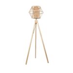 GLOBOSTAR® POPPY 01985 Boho Επιδαπέδιο Φωτιστικό με Ντουί 1 x E27 AC 220-240V IP20 - Μπεζ - Μ58 x Π58 x Υ151cm