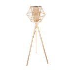 GLOBOSTAR® POPPY 01985 Boho Επιδαπέδιο Φωτιστικό με Ντουί 1 x E27 AC 220-240V IP20 - Μπεζ - Μ58 x Π58 x Υ151cm - Image 5