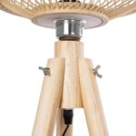 GLOBOSTAR® POPPY 01986 Boho Επιδαπέδιο Φωτιστικό με Ντουί 1 x E27 AC 220-240V IP20 - Μπεζ - Μ58 x Π58 x Υ141cm - Image 8