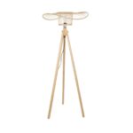 GLOBOSTAR® POPPY 01987 Boho Επιδαπέδιο Φωτιστικό με Ντουί 1 x E27 AC 220-240V IP20 - Μπεζ - Μ58 x Π58 x Υ138cm - Image 4