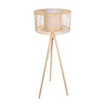 GLOBOSTAR® POPPY 01988 Boho Επιδαπέδιο Φωτιστικό με Ντουί 1 x E27 AC 220-240V IP20 - Μπεζ - Μ58 x Π58 x Υ145cm - Image 5