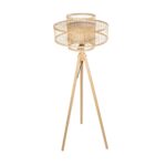 GLOBOSTAR® POPPY 01989 Boho Επιδαπέδιο Φωτιστικό με Ντουί 1 x E27 AC 220-240V IP20 - Μπεζ - Μ58 x Π58 x Υ149cm - Image 5