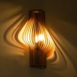 GLOBOSTAR® MIHIRO 02174 Boho Φωτιστικό Τοίχου - Απλίκα με Ντουί 1 x E27 AC 220-240V IP20 - Μπεζ - Μ25 x Π13 x Υ40cm - Image 3