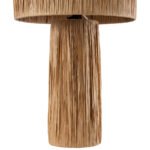 GLOBOSTAR® NASSAU 02233 Boho Επιτραπέζιο Φωτιστικό Πορτατίφ με Ντουί 1 x E27 AC 220-240V IP20 - Καφέ - Μ37 x Π37 x Υ55cm - Image 6