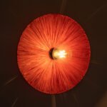 GLOBOSTAR® COLOMBO 02281 Boho Φωτιστικό Τοίχου - Απλίκα με Ντουί 1 x E27 AC 220-240V IP20 - Κόκκινο - Μ40 x Π40 x Υ9cm - Image 3