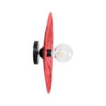 GLOBOSTAR® COLOMBO 02281 Boho Φωτιστικό Τοίχου - Απλίκα με Ντουί 1 x E27 AC 220-240V IP20 - Κόκκινο - Μ40 x Π40 x Υ9cm - Image 4