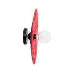 GLOBOSTAR® COLOMBO 02282 Boho Φωτιστικό Τοίχου - Απλίκα με Ντουί 1 x E27 AC 220-240V IP20 - Κόκκινο - Μ40 x Π40 x Υ9cm - Image 4