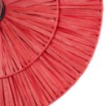 GLOBOSTAR® COLOMBO 02282 Boho Φωτιστικό Τοίχου - Απλίκα με Ντουί 1 x E27 AC 220-240V IP20 - Κόκκινο - Μ40 x Π40 x Υ9cm - Image 6