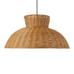 GLOBOSTAR® MALABO 02328 Boho Κρεμαστό Φωτιστικό Οροφής με Ντουί 1 x E27 AC 220-240V IP20 - Καφέ - Μ60 x Π60 x Υ31cm - Image 5
