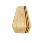 GLOBOSTAR® SALERNO 02334 Boho Κρεμαστό Φωτιστικό Οροφής με Ντουί 1 x E27 AC 220-240V IP20 - Μπεζ & Καφέ - Μ50 x Π50 x Υ60cm - Image 5