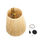 GLOBOSTAR® SALERNO 02334 Boho Κρεμαστό Φωτιστικό Οροφής με Ντουί 1 x E27 AC 220-240V IP20 - Μπεζ & Καφέ - Μ50 x Π50 x Υ60cm - Image 10