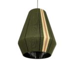 GLOBOSTAR® SALERNO 02335 Boho Κρεμαστό Φωτιστικό Οροφής με Ντουί 1 x E27 AC 220-240V IP20 - Λαδί & Μπεζ - Μ50 x Π50 x Υ60cm - Image 6