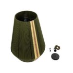 GLOBOSTAR® SALERNO 02335 Boho Κρεμαστό Φωτιστικό Οροφής με Ντουί 1 x E27 AC 220-240V IP20 - Λαδί & Μπεζ - Μ50 x Π50 x Υ60cm - Image 10