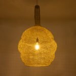 GLOBOSTAR® KENTUCKY 02357 Vintage Κρεμαστό Φωτιστικό Οροφής με Ντουί 1 x E27 AC 220-240V IP20 - Χρυσό - Μ60 x Π60 x Υ90cm - Image 3