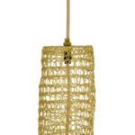 GLOBOSTAR® KENTUCKY 02357 Vintage Κρεμαστό Φωτιστικό Οροφής με Ντουί 1 x E27 AC 220-240V IP20 - Χρυσό - Μ60 x Π60 x Υ90cm - Image 8