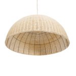 GLOBOSTAR® MONTANA 02380 Boho Κρεμαστό Φωτιστικό Οροφής με Ντουί 1 x E27 AC 220-240V IP20 - Μπεζ - Μ120 x Π120 x Υ60cm - Image 6