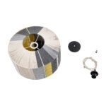 GLOBOSTAR® SALERNO 02388 Boho Κρεμαστό Φωτιστικό Οροφής με Ντουί 1 x E27 AC 220-240V IP20 - Πολύχρωμο - Μ40 x Π40 x Υ35cm - Image 10