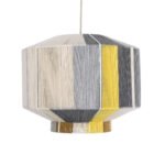 GLOBOSTAR® SALERNO 02388 Boho Κρεμαστό Φωτιστικό Οροφής με Ντουί 1 x E27 AC 220-240V IP20 - Πολύχρωμο - Μ40 x Π40 x Υ35cm - Image 5