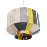 GLOBOSTAR® SALERNO 02388 Boho Κρεμαστό Φωτιστικό Οροφής με Ντουί 1 x E27 AC 220-240V IP20 - Πολύχρωμο - Μ40 x Π40 x Υ35cm - Image 6