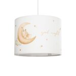 GLOBOSTAR® MOON 204-0019 Παιδικό Κρεμαστό Φωτιστικό Οροφής με Ντουί 1 x E27 AC 220-240V IP20 - Πολύχρωμο - Μ28 x Π28 x Υ24cm - Image 2