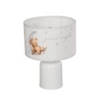 GLOBOSTAR® MOON 204-0023 Παιδικό Επιτραπέζιο Φωτιστικό Πορτατίφ με Ντουί 1 x E27 AC 220-240V IP20 - Πολύχρωμο - Μ24 x Π24 x Υ32cm - Image 2