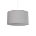 GLOBOSTAR® LOFTY 204-0093 Μοντέρνο Κρεμαστό Φωτιστικό Οροφής με Ντουί 1 x E27 AC 220-240V IP20 - Γκρι - Μ38 x Π38 x Υ26cm - Image 2