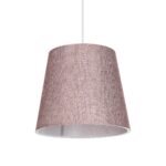 GLOBOSTAR® CONEY 203-0072 Μοντέρνο Κρεμαστό Φωτιστικό Οροφής με Ντουί 1 x E27 AC 220-240V IP20 - Ροζ - Μ26 x Π26 x Υ25cm - Image 2