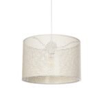 GLOBOSTAR® CLAIRIE 203-0137 Μοντέρνο Κρεμαστό Φωτιστικό Οροφής με Ντουί 1 x E27 AC 220-240V IP20 - Μπεζ - Μ30 x Π30 x Υ22cm - Image 2