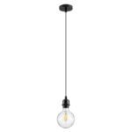 GLOBOSTAR® HANNA 36218 Boho Κρεμαστό Φωτιστικό Οροφής με Ντουί 1 x E27 AC 220-240V IP20 - Μαύρο - Μ4 x Π4 x Υ110cm - Image 2