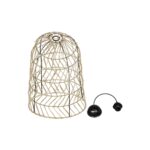 GLOBOSTAR® NETI 205-0025 Boho Κρεμαστό Φωτιστικό Οροφής με Ντουί 1 x E27 AC 220-240V IP20 - Μπεζ - M35 x Π35 x Υ63cm - Image 11