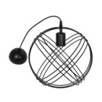 GLOBOSTAR® GLOWN 201-0023 Μοντέρνο Κρεμαστό Φωτιστικό Οροφής με Ντουί 1 x E27 AC 220-240V IP20 - Μαύρο - Μ30 x Π30 x Υ33cm - Image 10