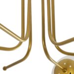 GLOBOSTAR® SHINY 201-0028 Vintage Φωτιστικό Οροφής με Ντουί 3 x E27 AC 220-240V IP20 - Λευκό & Χρυσό - Μ70 x Π70 x Υ16cm - Image 7