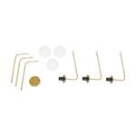 GLOBOSTAR® SHINY 201-0028 Vintage Φωτιστικό Οροφής με Ντουί 3 x E27 AC 220-240V IP20 - Λευκό & Χρυσό - Μ70 x Π70 x Υ16cm - Image 10