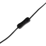 GLOBOSTAR® NOVA 201-0036 Μοντέρνο Επιδαπέδιο Φωτιστικό με Ντουί 1 x E27 AC 220-240V IP20 - Μαύρο & Λευκό - Μ36 x Π36 x Υ148cm - Image 11