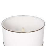 GLOBOSTAR® NOVA 201-0036 Μοντέρνο Επιδαπέδιο Φωτιστικό με Ντουί 1 x E27 AC 220-240V IP20 - Μαύρο & Λευκό - Μ36 x Π36 x Υ148cm - Image 7