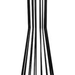 GLOBOSTAR® NOVA 201-0036 Μοντέρνο Επιδαπέδιο Φωτιστικό με Ντουί 1 x E27 AC 220-240V IP20 - Μαύρο & Λευκό - Μ36 x Π36 x Υ148cm - Image 9