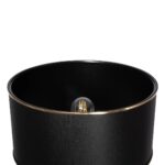 GLOBOSTAR® NOVA 201-0037 Μοντέρνο Επιδαπέδιο Φωτιστικό με Ντουί 1 x E27 AC 220-240V IP20 - Μαύρο - Μ36 x Π36 x Υ148cm - Image 7