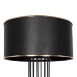 GLOBOSTAR® NOVA 201-0037 Μοντέρνο Επιδαπέδιο Φωτιστικό με Ντουί 1 x E27 AC 220-240V IP20 - Μαύρο - Μ36 x Π36 x Υ148cm - Image 8