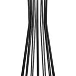 GLOBOSTAR® NOVA 201-0037 Μοντέρνο Επιδαπέδιο Φωτιστικό με Ντουί 1 x E27 AC 220-240V IP20 - Μαύρο - Μ36 x Π36 x Υ148cm - Image 9