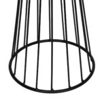 GLOBOSTAR® NOVA 201-0037 Μοντέρνο Επιδαπέδιο Φωτιστικό με Ντουί 1 x E27 AC 220-240V IP20 - Μαύρο - Μ36 x Π36 x Υ148cm - Image 10