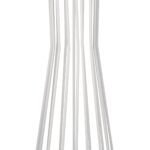 GLOBOSTAR® NOVA 201-0038 Μοντέρνο Επιδαπέδιο Φωτιστικό με Ντουί 1 x E27 AC 220-240V IP20 - Λευκό & Μαύρο - Μ36 x Π36 x Υ148cm - Image 9