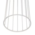 GLOBOSTAR® NOVA 201-0038 Μοντέρνο Επιδαπέδιο Φωτιστικό με Ντουί 1 x E27 AC 220-240V IP20 - Λευκό & Μαύρο - Μ36 x Π36 x Υ148cm - Image 10