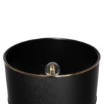 GLOBOSTAR® NOVA 201-0039 Μοντέρνο Επιδαπέδιο Φωτιστικό με Ντουί 1 x E27 AC 220-240V IP20 - Ασημί & Μαύρο - Μ36 x Π36 x Υ148cm - Image 7