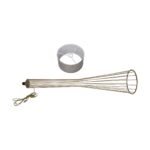 GLOBOSTAR® NOVA 201-0040 Μοντέρνο Επιδαπέδιο Φωτιστικό με Ντουί 1 x E27 AC 220-240V IP20 - Χρυσό & Μπεζ - Μ36 x Π36 x Υ148cm - Image 12