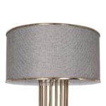 GLOBOSTAR® NOVA 201-0040 Μοντέρνο Επιδαπέδιο Φωτιστικό με Ντουί 1 x E27 AC 220-240V IP20 - Χρυσό & Μπεζ - Μ36 x Π36 x Υ148cm - Image 8