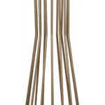 GLOBOSTAR® NOVA 201-0040 Μοντέρνο Επιδαπέδιο Φωτιστικό με Ντουί 1 x E27 AC 220-240V IP20 - Χρυσό & Μπεζ - Μ36 x Π36 x Υ148cm - Image 9