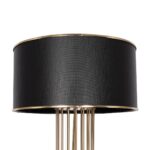 GLOBOSTAR® NOVA 201-0041 Μοντέρνο Επιδαπέδιο Φωτιστικό με Ντουί 1 x E27 AC 220-240V IP20 - Χρυσό & Μαύρο - Μ36 x Π36 x Υ148cm - Image 8