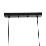 GLOBOSTAR® LUCANA 201-0043 Vintage Κρεμαστό Φωτιστικό Οροφής με Ντουί 2 x E27 AC 220-240V IP20 - Μαύρο & Χρυσό - Μ57 x Π25 x Υ26cm - Image 8